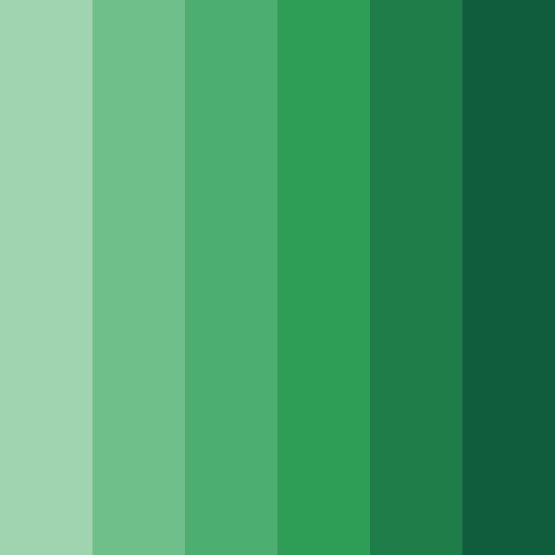 Download emerald serenity color palette PNG image (square)