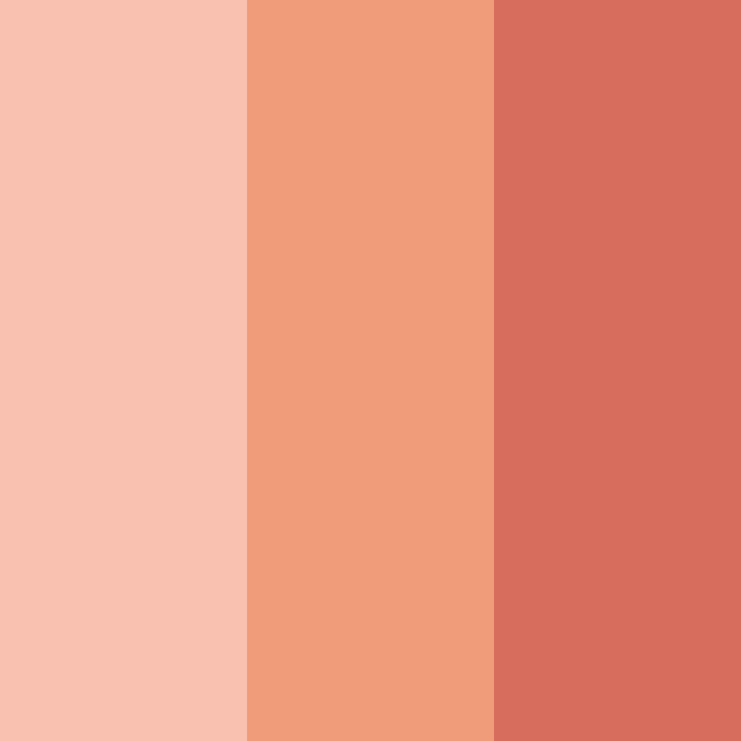 Download blush sunrise color palette PNG image (square)