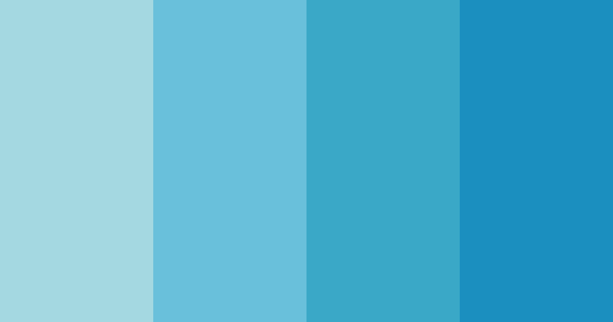 Download aqua dreams color palette PNG image (landscape)