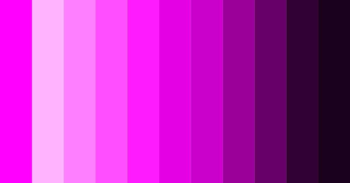 Download vivid orchid dreams color palette PNG image (landscape)