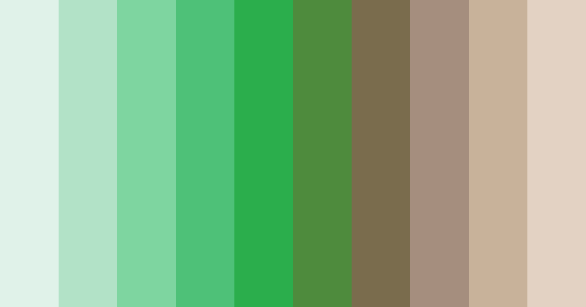 Download forest embrace color palette PNG image (landscape)