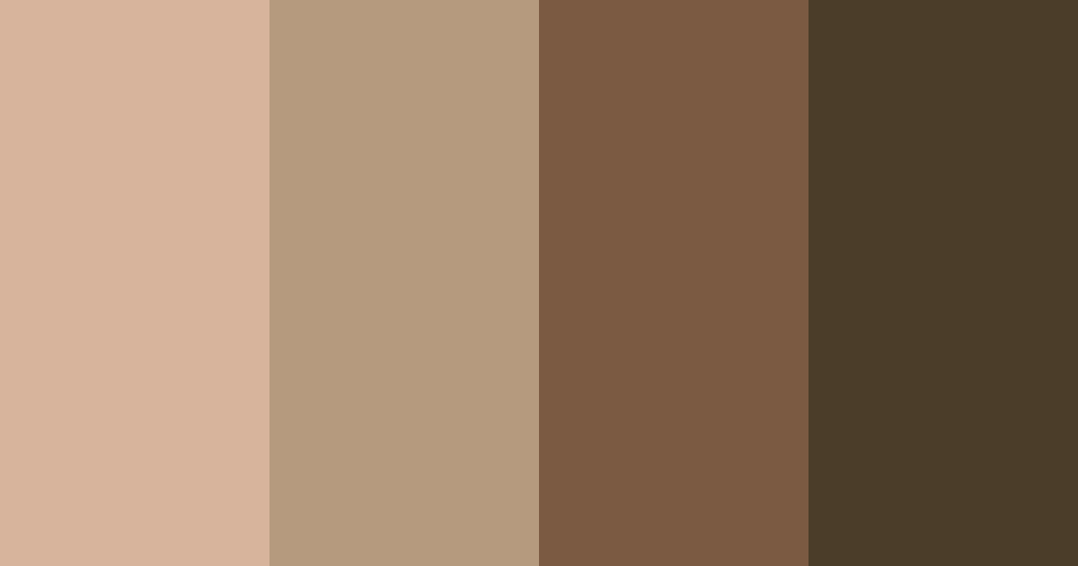 Download café mocha bliss color palette PNG image (landscape)