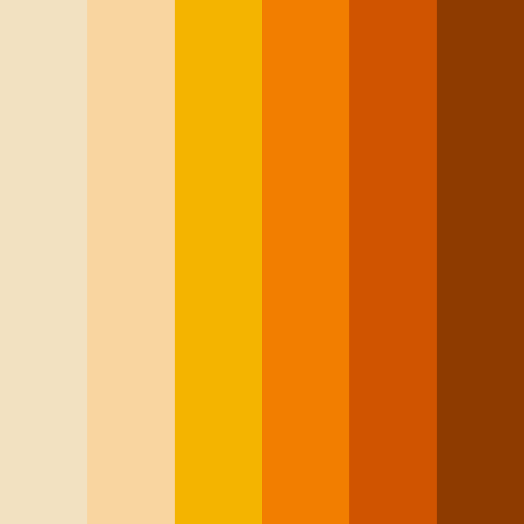Download amber dawn color palette PNG image (square)