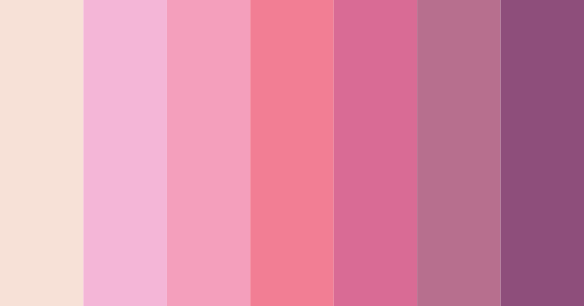 Download blossom serenade color palette PNG image (landscape)