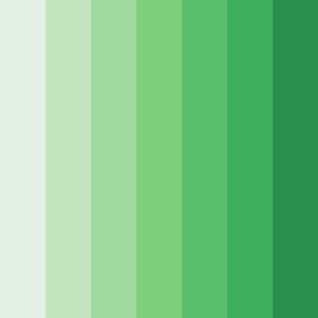 Download serene meadow color palette PNG image (square)