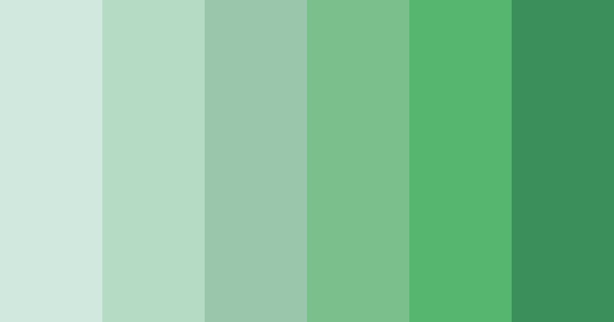 Download serene greenery color palette PNG image (landscape)