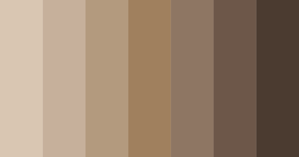Download brown earth color palette PNG image (landscape)