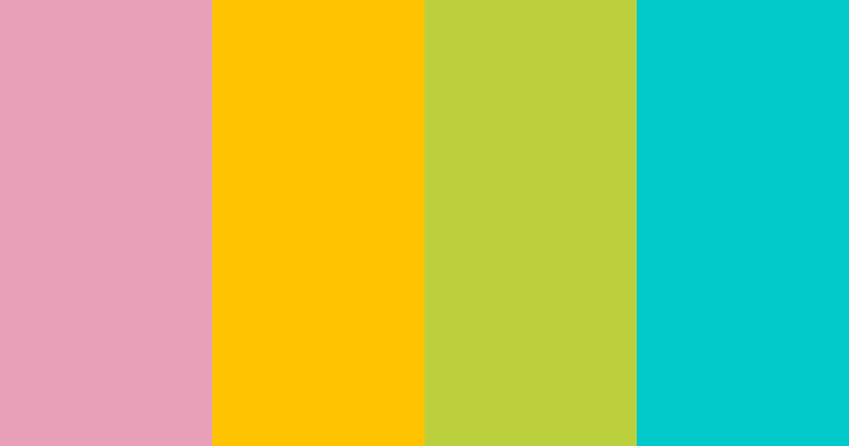 Download citrus sunset color palette PNG image (landscape)