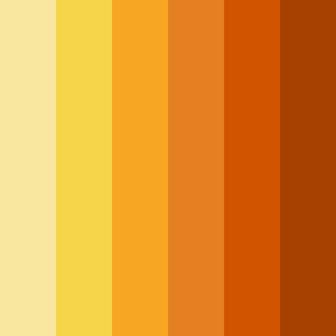 Download citrus burst color palette PNG image (square)