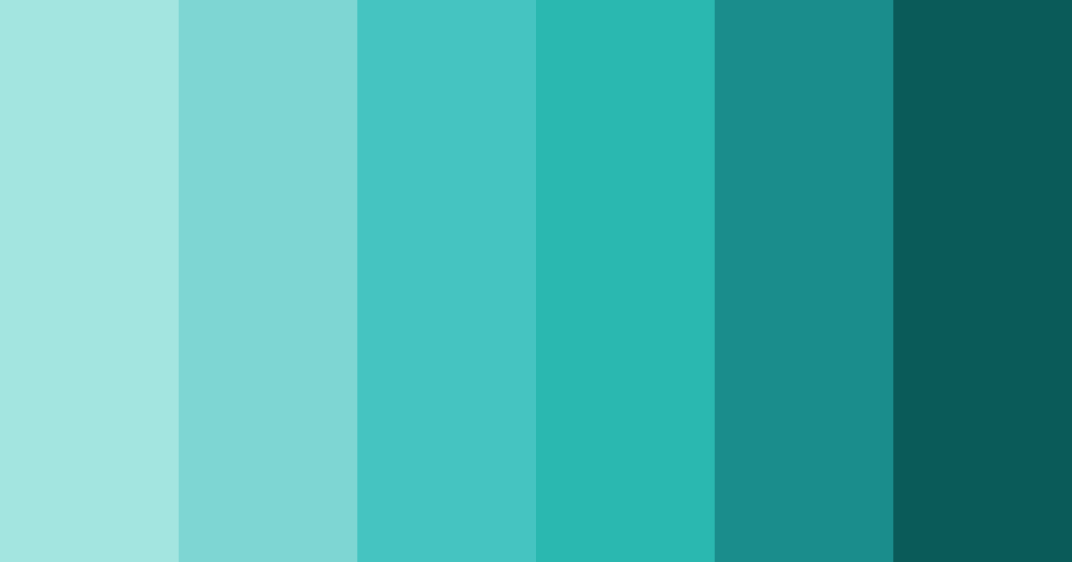 Download tropical oasis color palette PNG image (landscape)