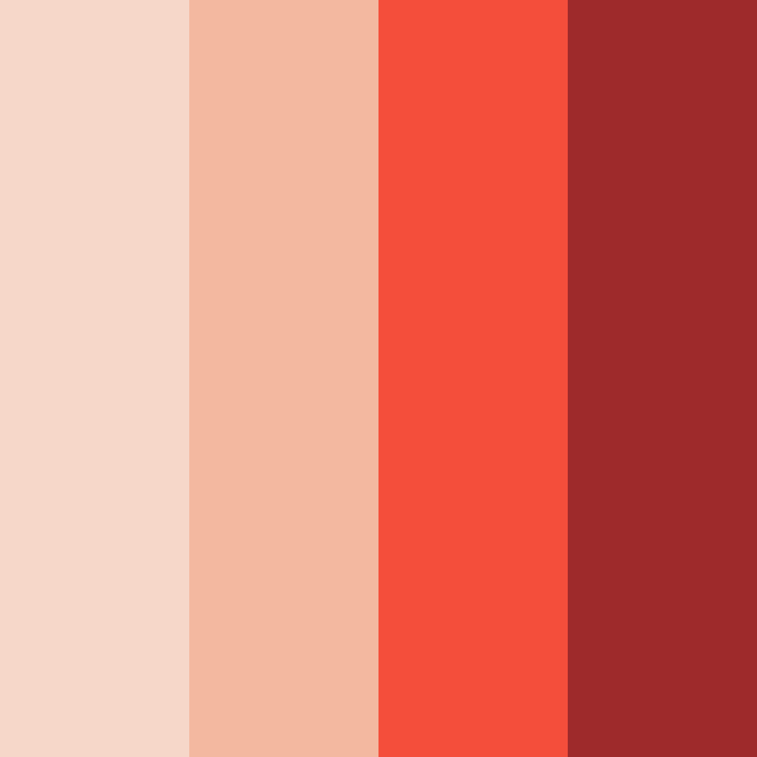 Download sunset blossom color palette PNG image (square)