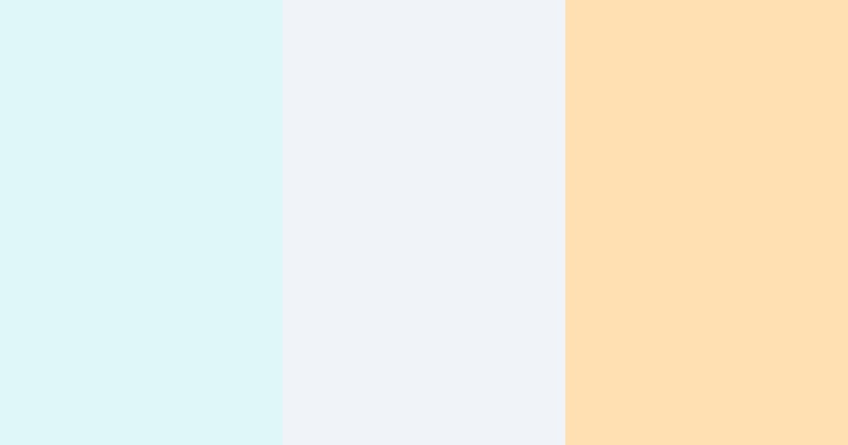 Download ice blue serenity color palette PNG image (landscape)