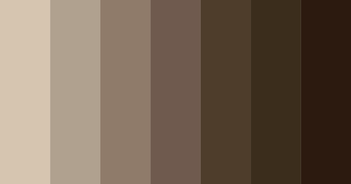 Download brown forest color palette PNG image (landscape)