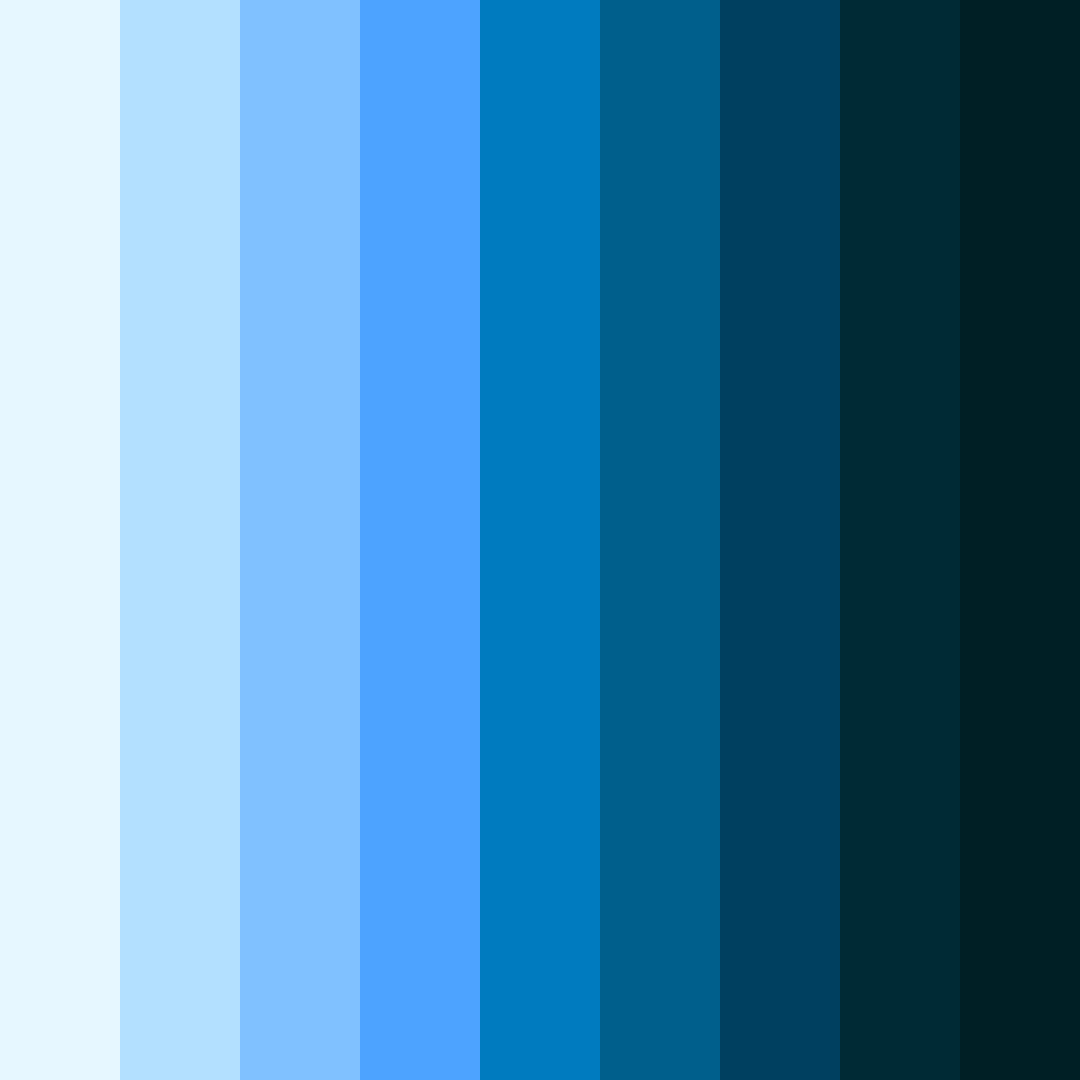Download tidal serenity color palette PNG image (square)
