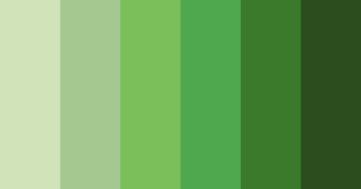 Download shades of green and gold color palette PNG image (landscape)