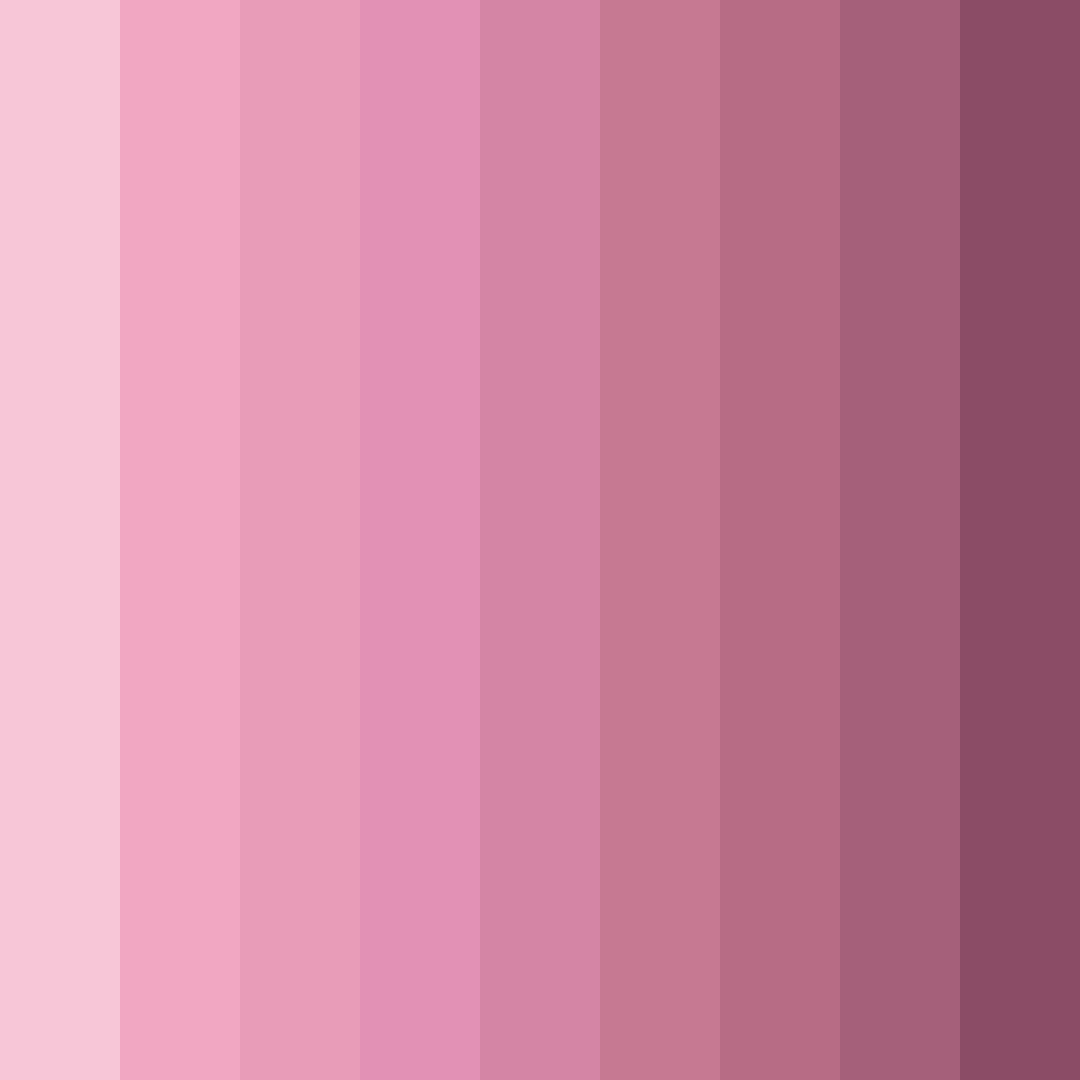 Download pink macaron color palette PNG image (square)