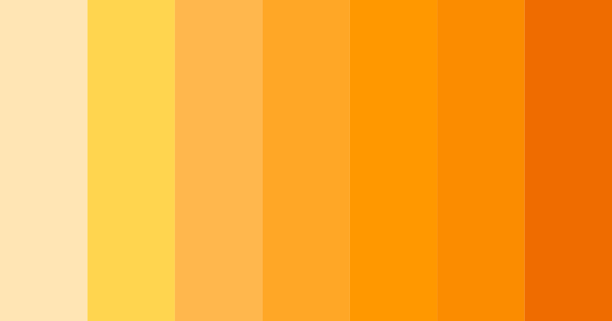 Download warm yellow color palette PNG image (landscape)