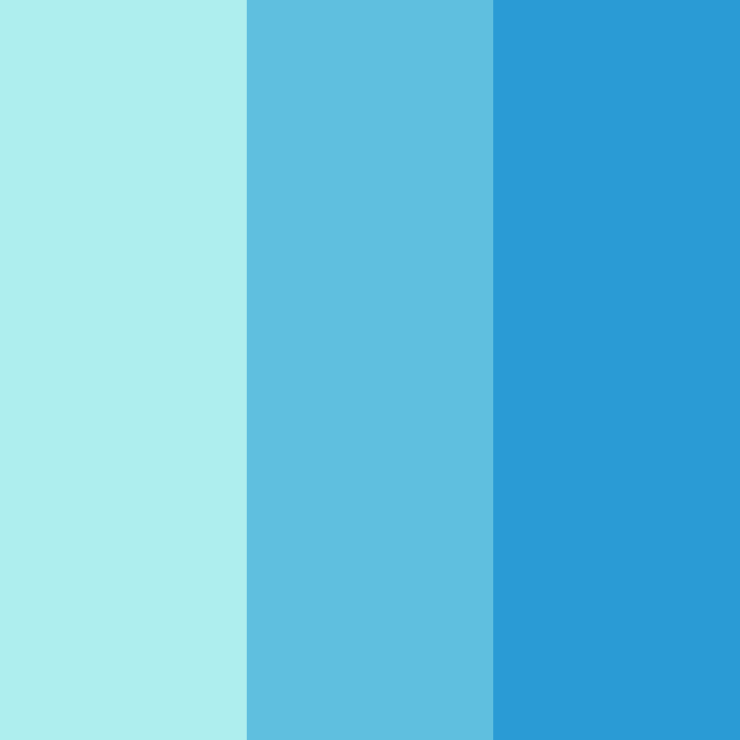 Download light blue color palette PNG image (square)