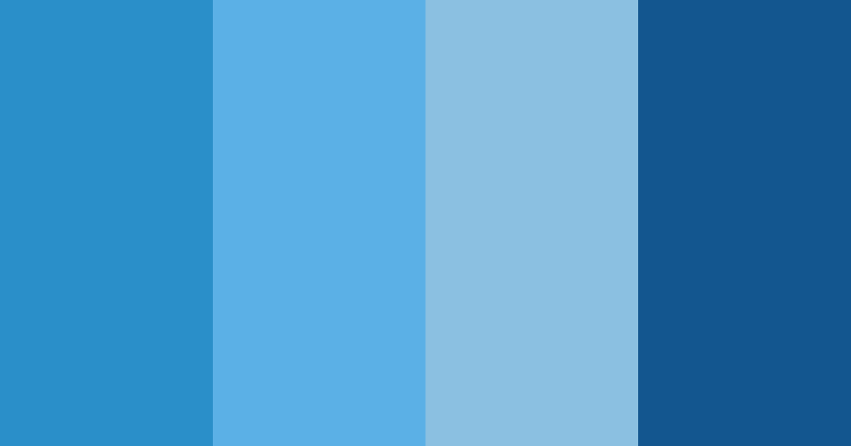 Download blue waves color palette PNG image (landscape)