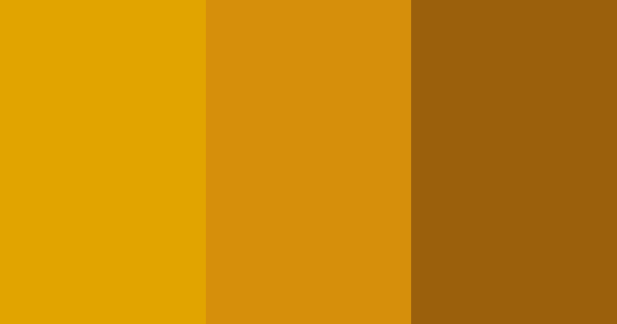 Download golden autumn color palette PNG image (landscape)