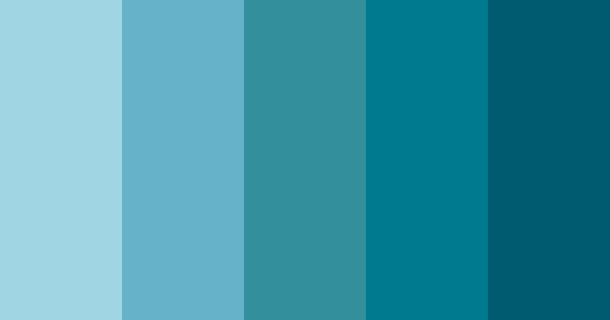 Download blue deep sea color palette PNG image (landscape)