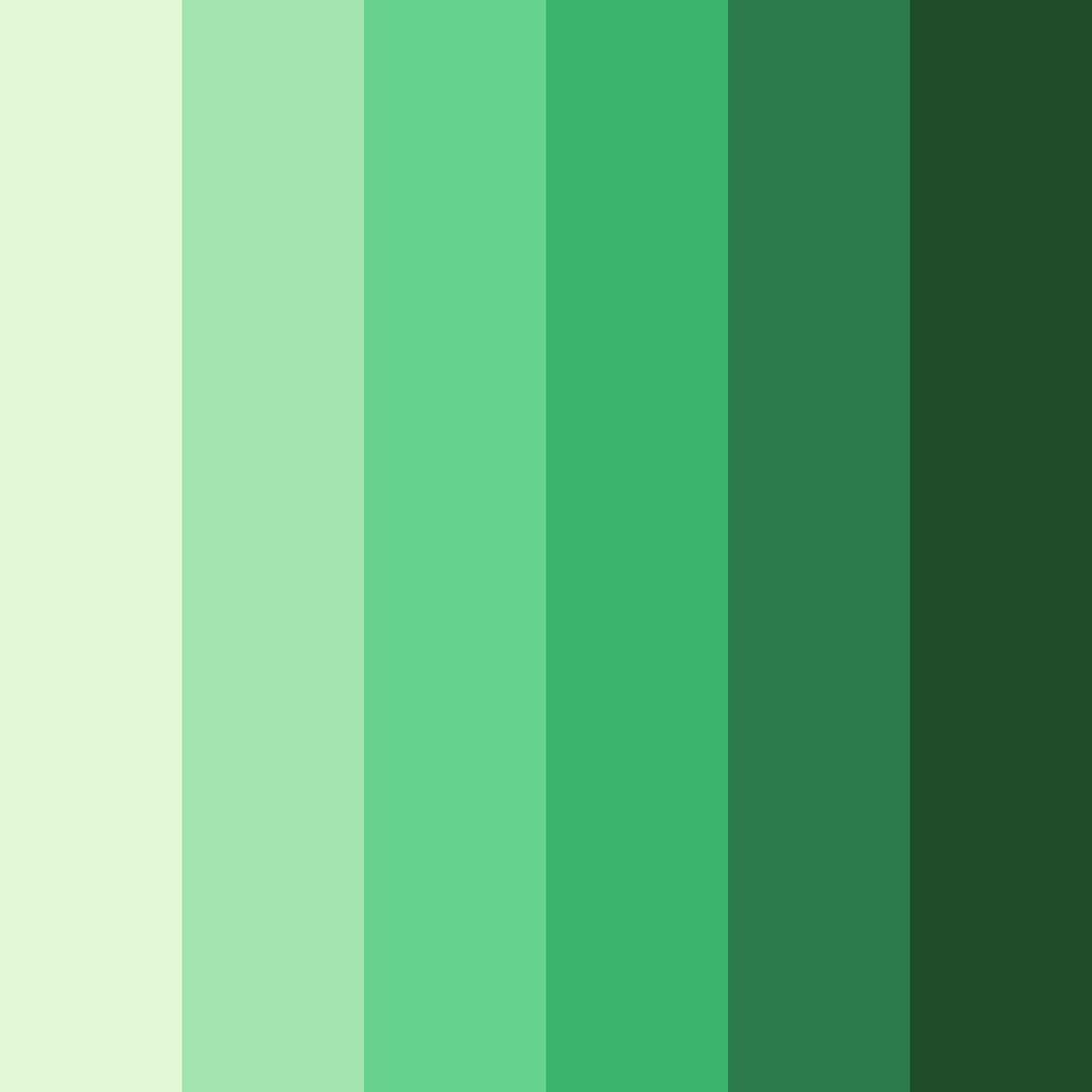 Download verdant momentum color palette PNG image (square)