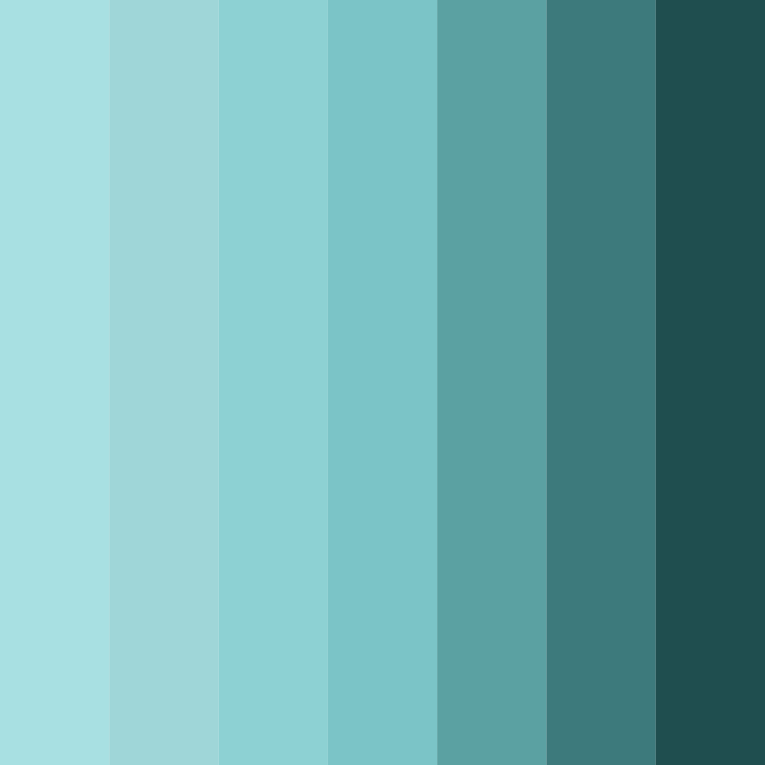 Download teal oasis color palette PNG image (square)