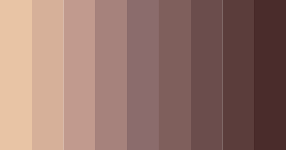 Download spiced earth tones color palette PNG image (landscape)