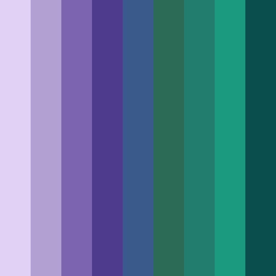 Download enchanted forest royale color palette PNG image (square)