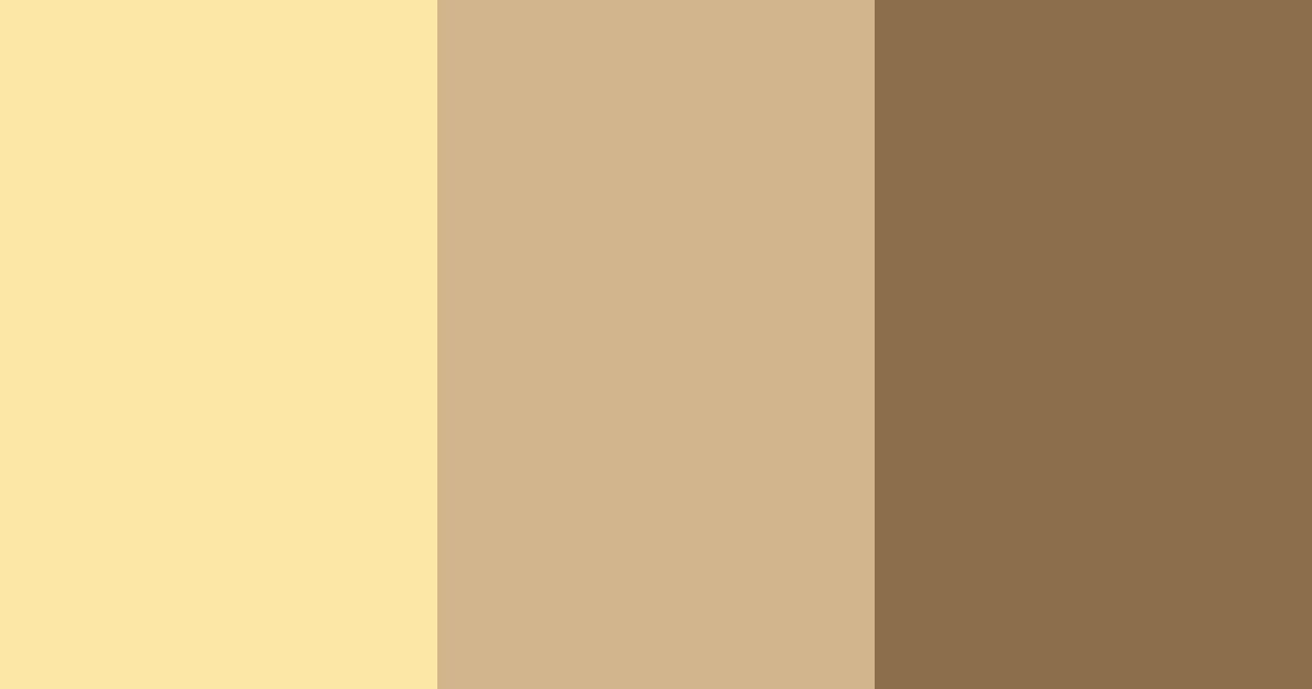 Download golden beige color palette PNG image (landscape)