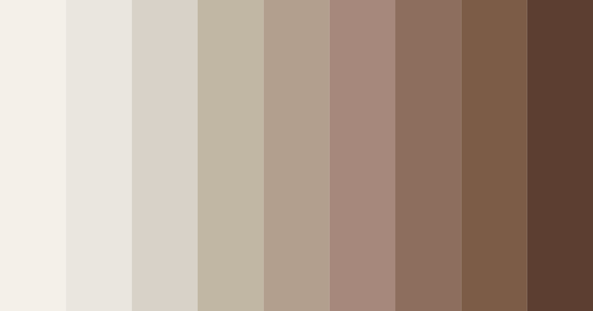 Download earthy beige color palette PNG image (landscape)