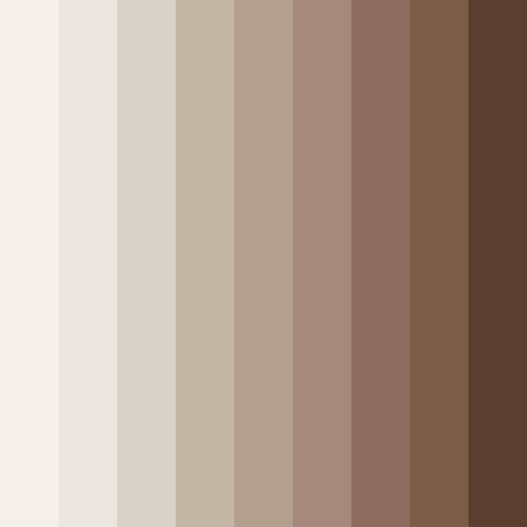 Download earthy beige color palette PNG image (square)