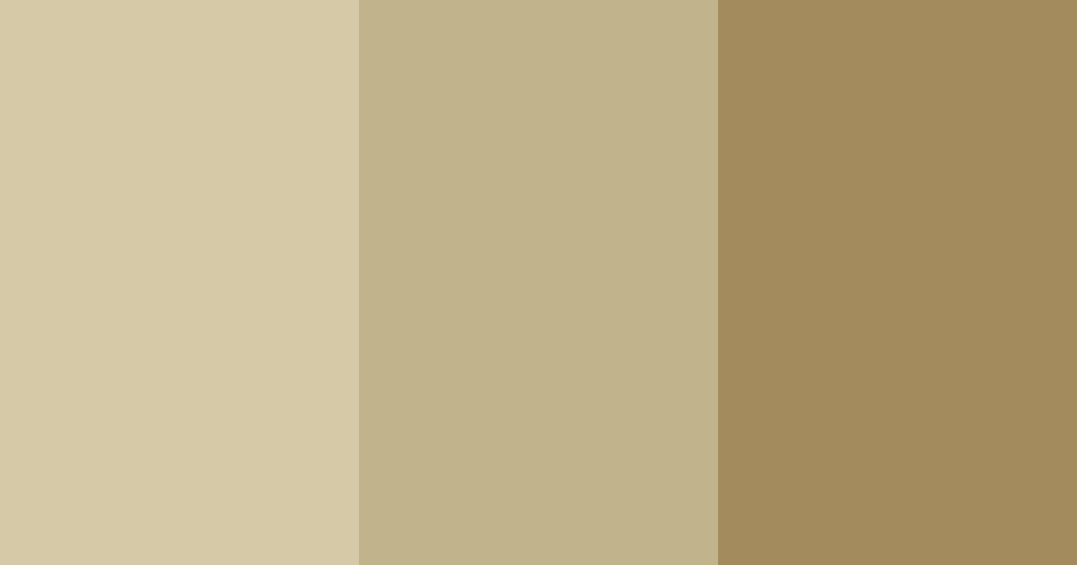 Download khaki shades color palette PNG image (landscape)