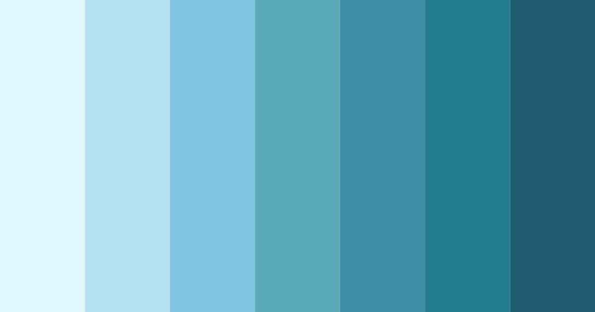 Download ocean breeze serenity color palette PNG image (landscape)