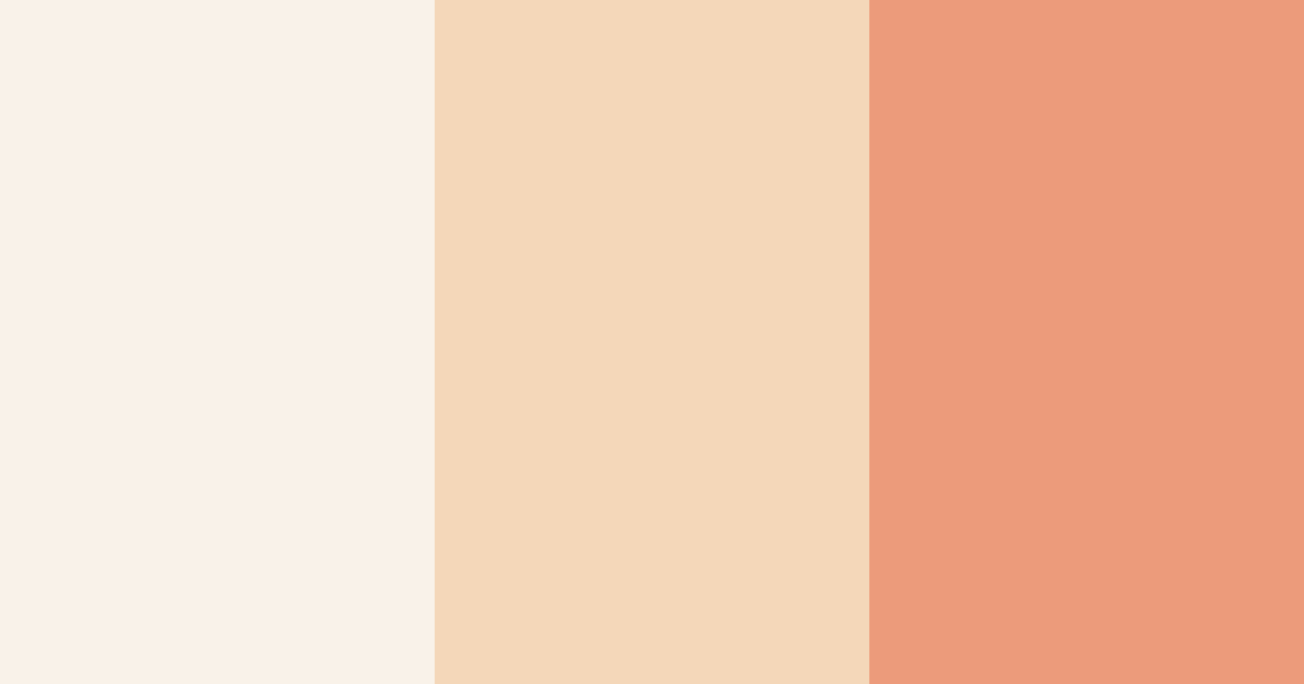 Download peachy beige color palette PNG image (landscape)