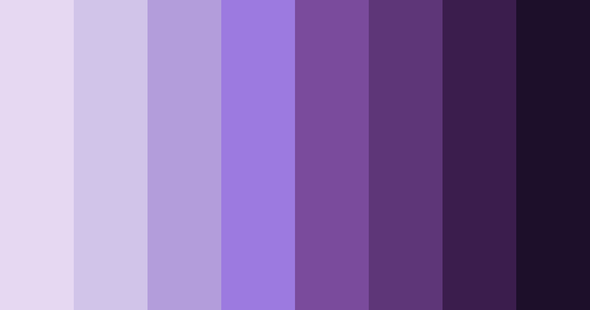 Download purple dreams color palette PNG image (landscape)