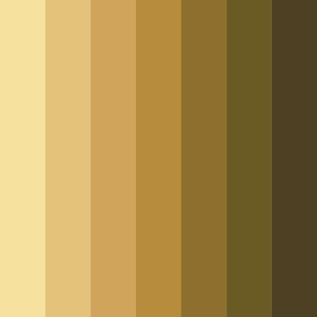 Download golden relics color palette PNG image (square)