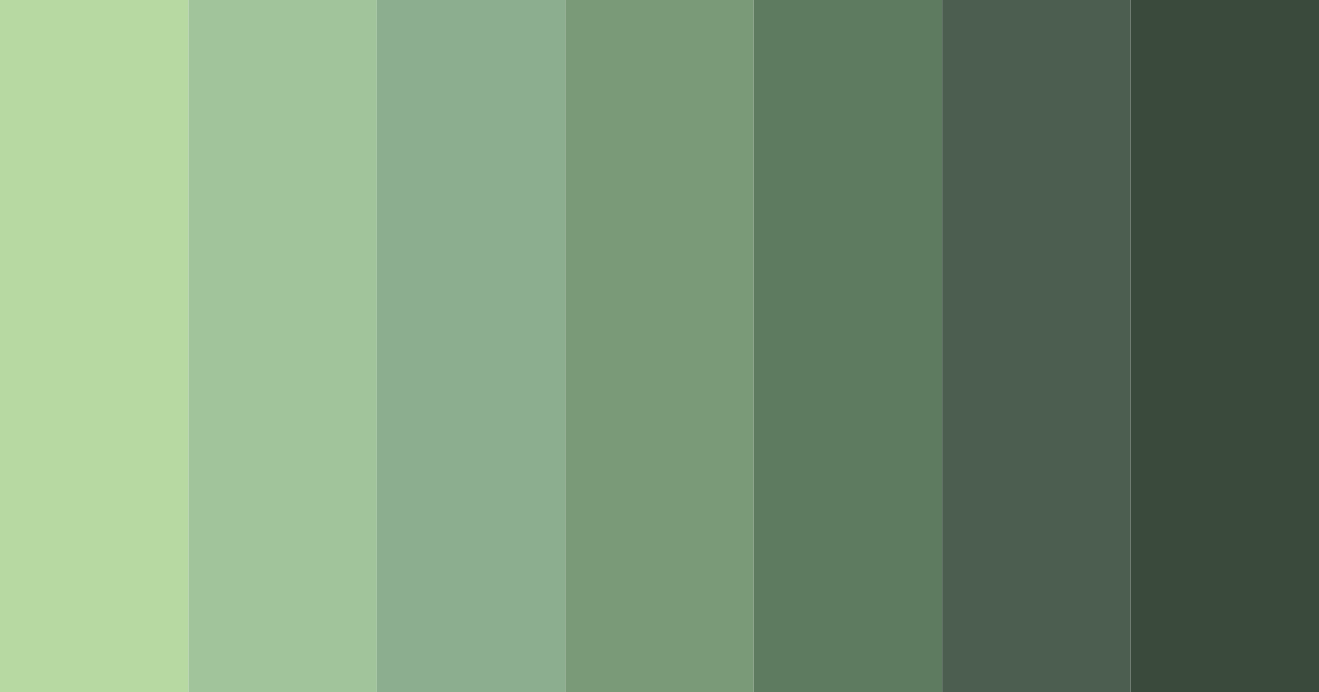 Download emerald reverence color palette PNG image (landscape)
