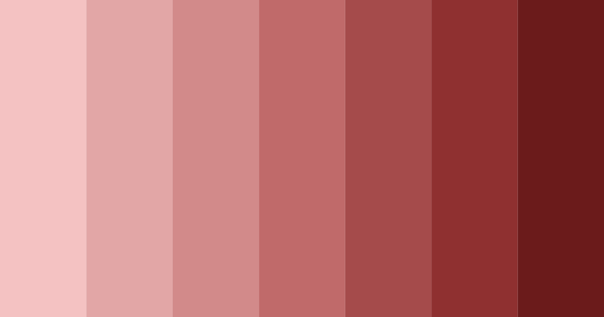 Download dusty rose shades color palette PNG image (landscape)