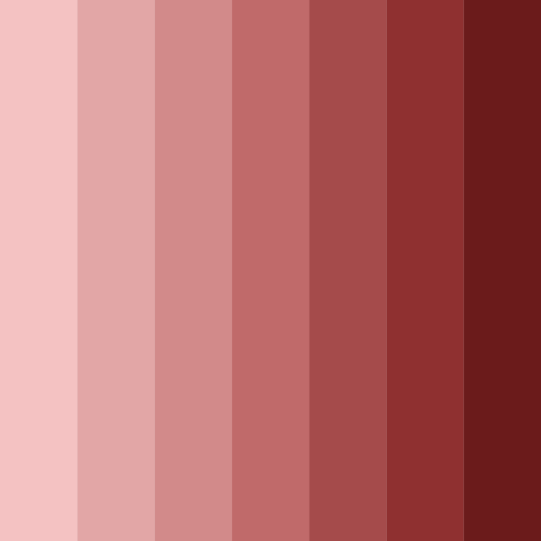 Download dusty rose shades color palette PNG image (square)