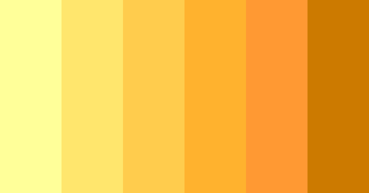 Download sunlit citrus dream color palette PNG image (landscape)