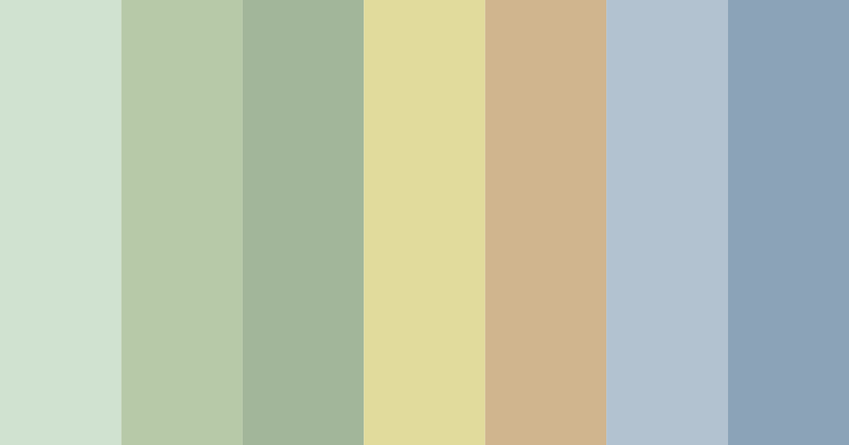 Download gray green shades color palette PNG image (landscape)