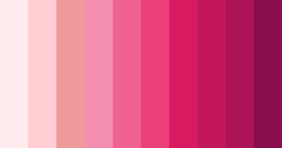 Download blushing bouquet color palette PNG image (landscape)