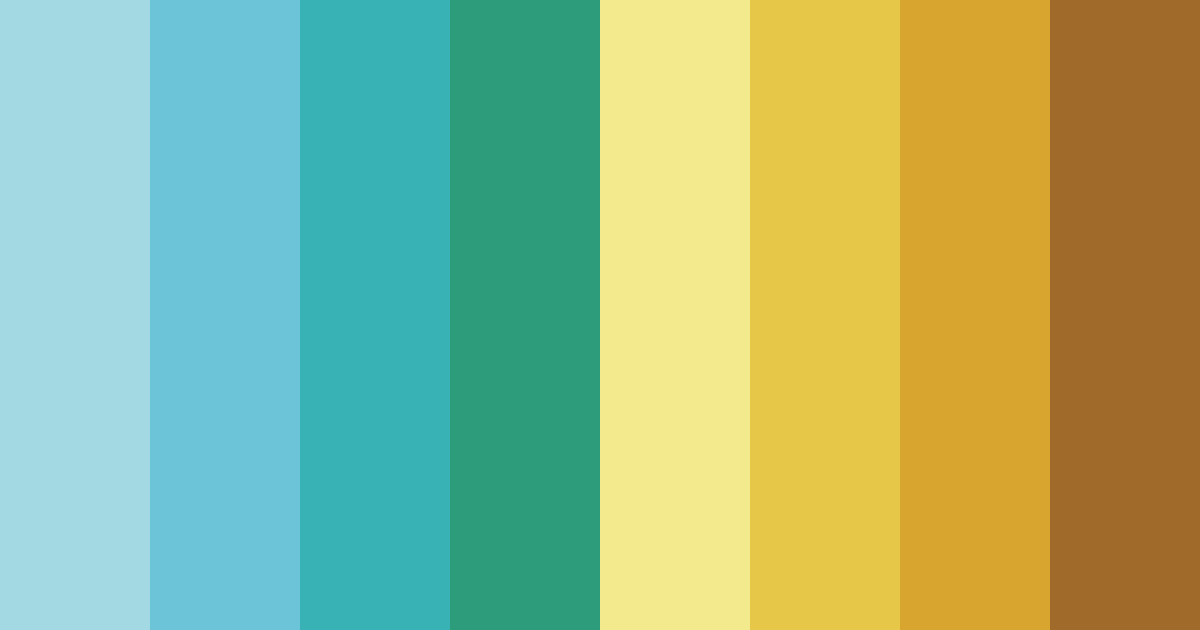 Download oceanic meadow color palette PNG image (landscape)