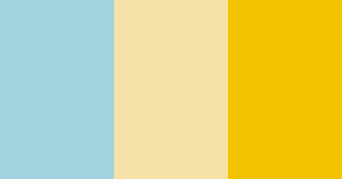Download sunny aqua breeze color palette PNG image (landscape)