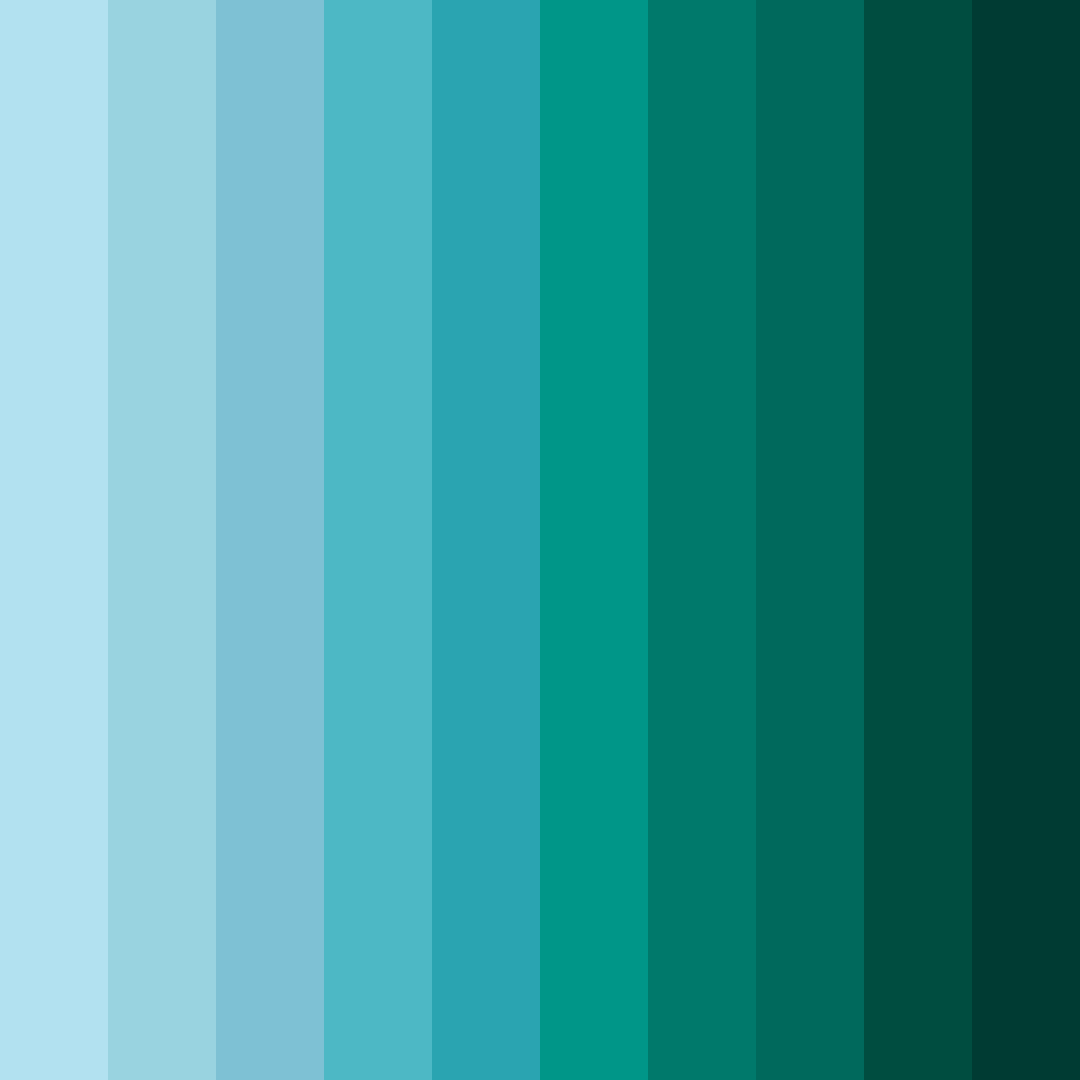 Download aqua dreamscape color palette PNG image (square)