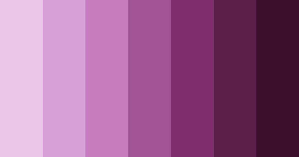 Download shades of morado color palette PNG image (landscape)