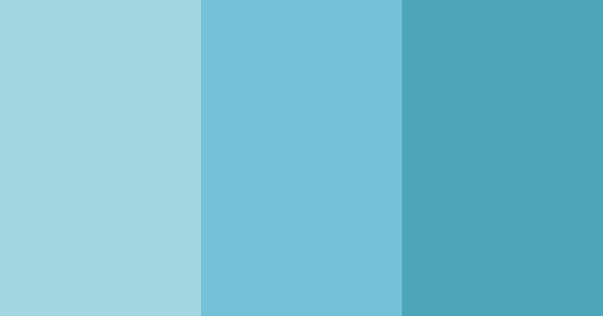 Download dental blue color palette PNG image (landscape)