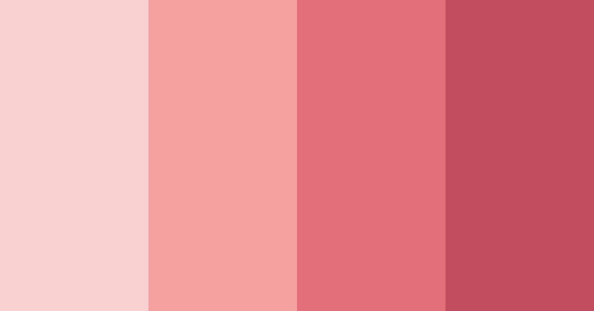 Download pink valentine color palette PNG image (landscape)