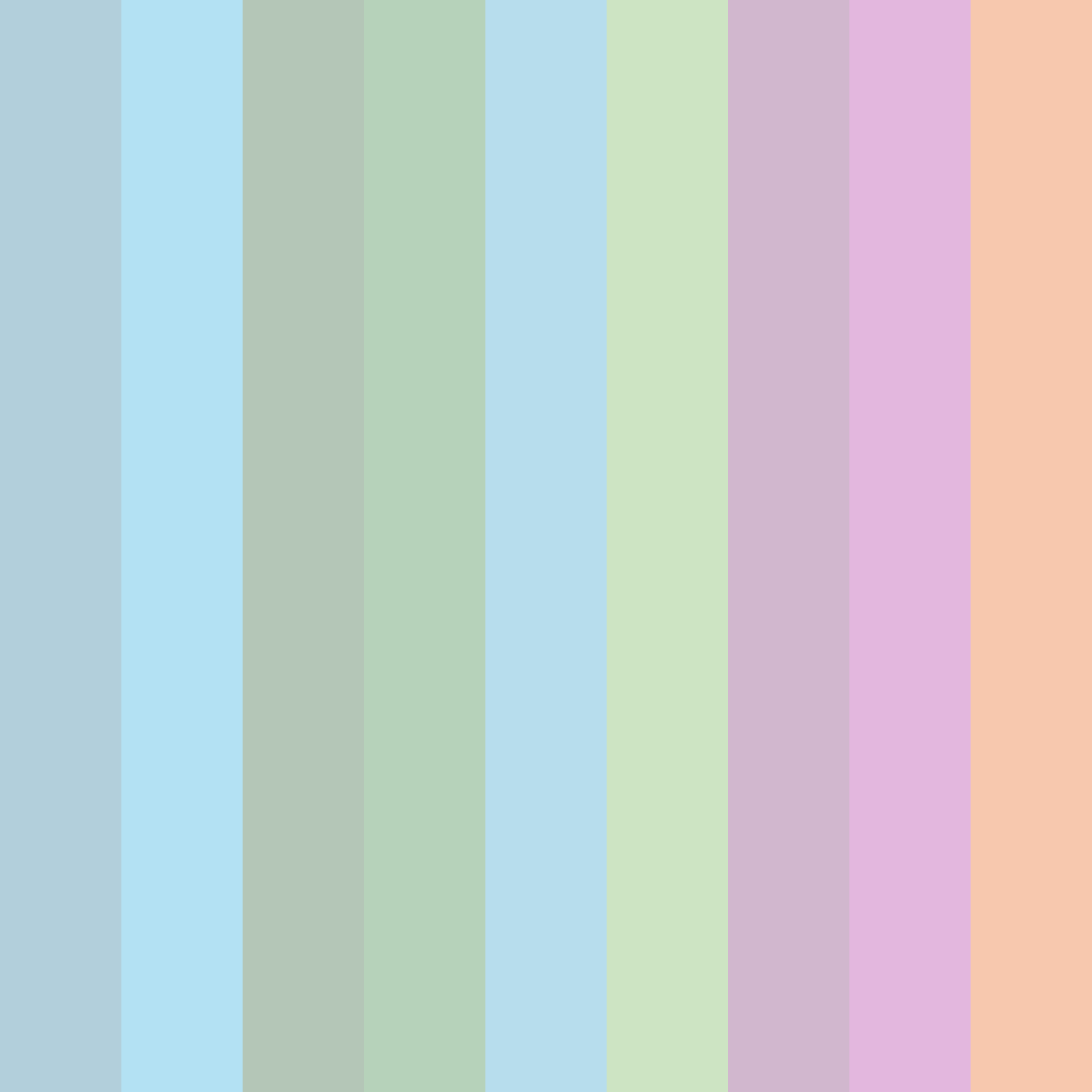 Download shades of blue and pink color palette PNG image (square)